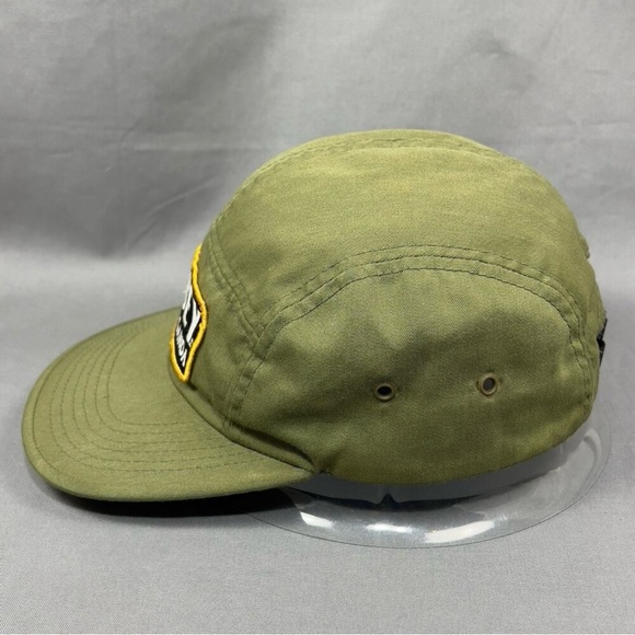 OBEY Propaganda Strapback Clip Hat Cap Green 5 panel Patch Skateboarding Unisex - Picture 5 of 11